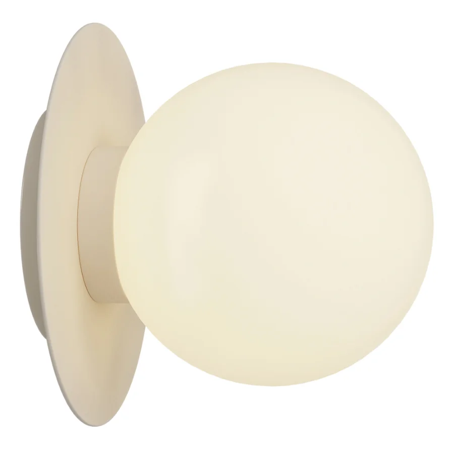 Round golden wall light - Image 1