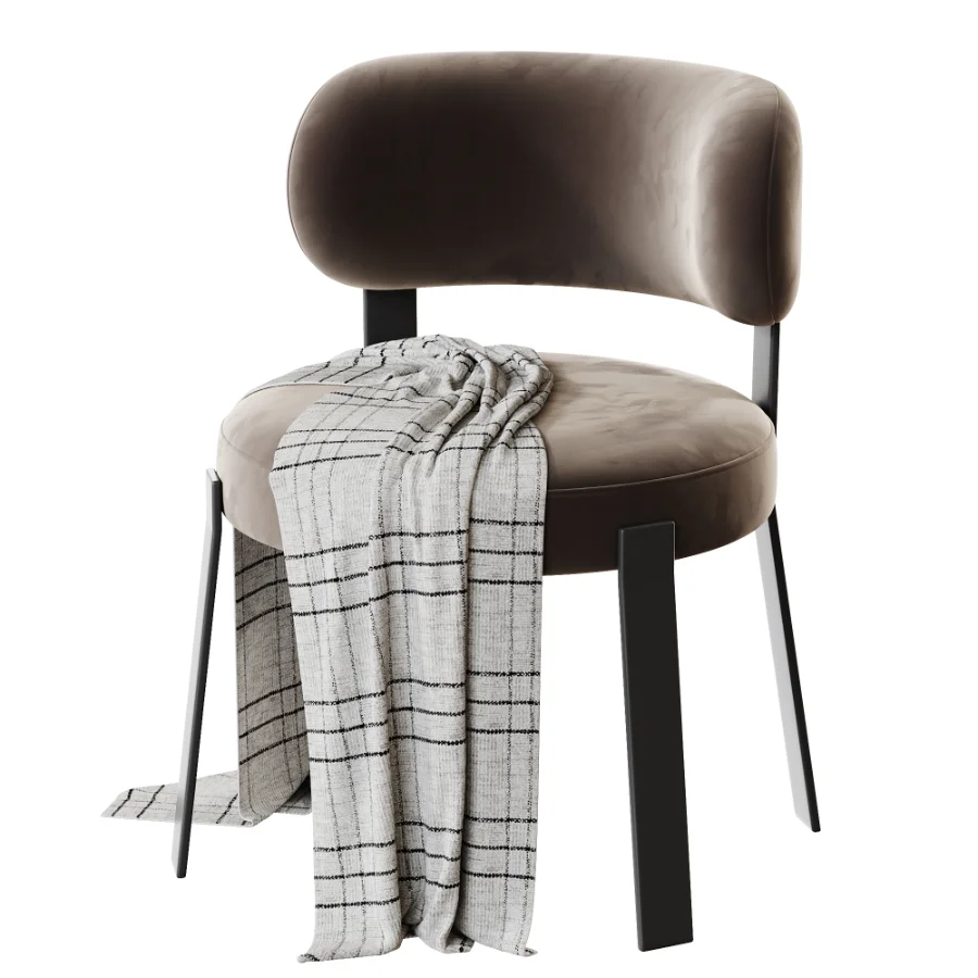 Boucle Dining Chair - Image 6