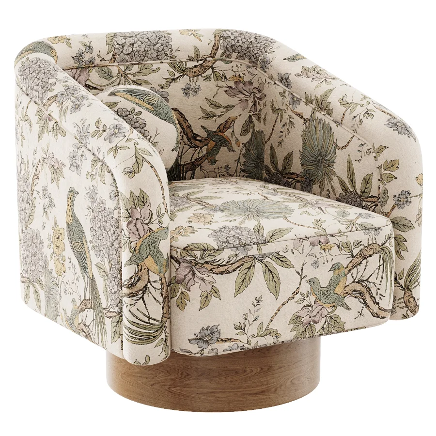 Contemporary Barrel Armchair - Image 5