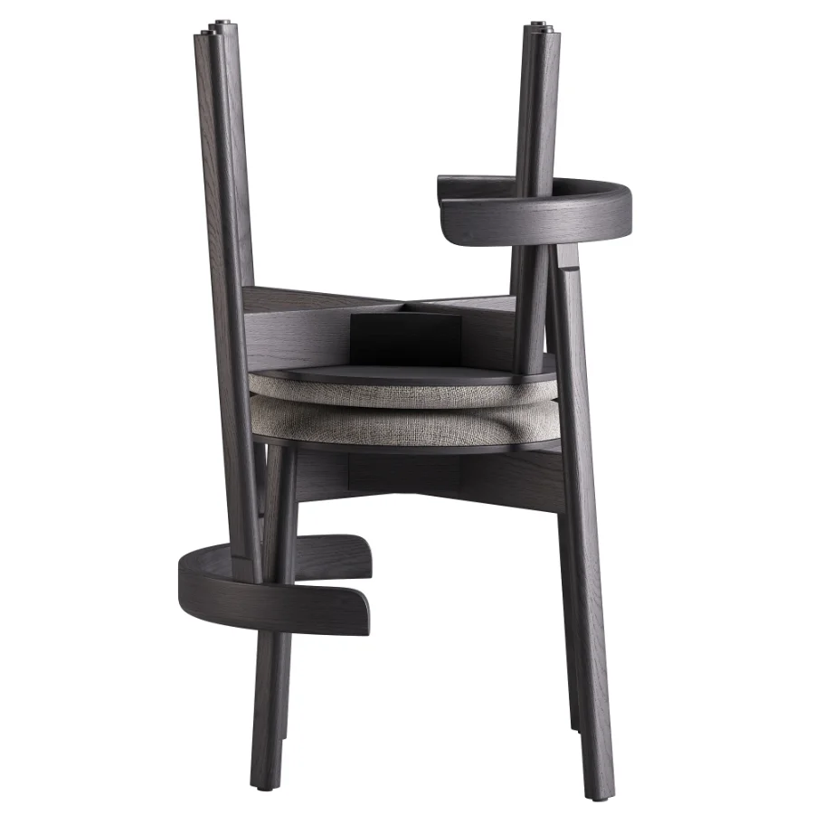 Lunar Wooden Chair - Image 3