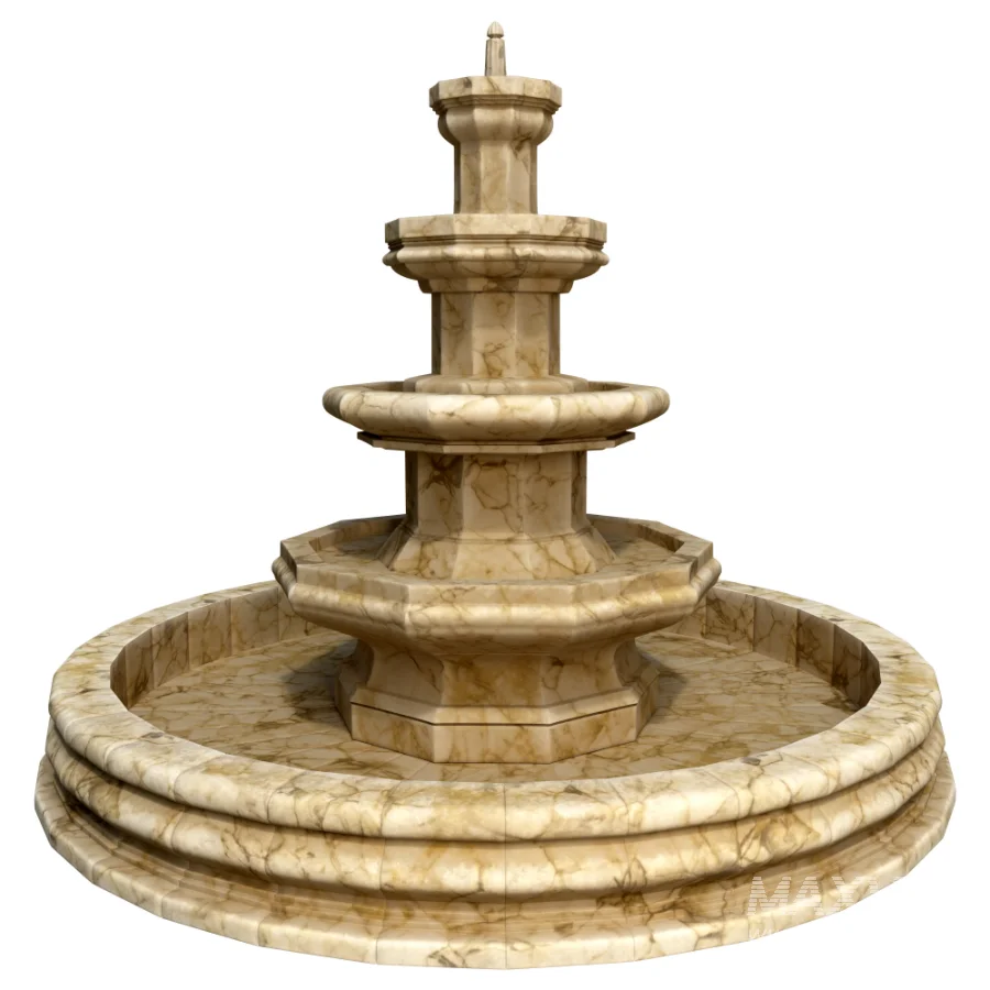 Classic Garden Fountain 01 - Image 2