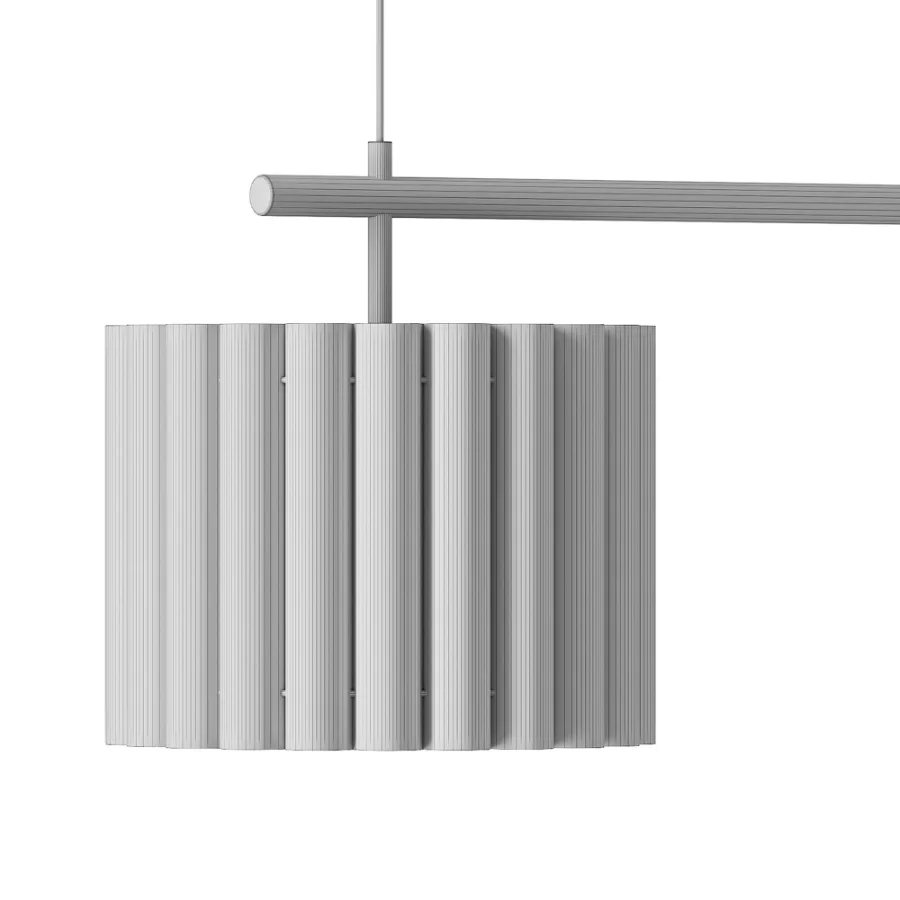 Large Linen Pendant Lamp Lucine - Image 4