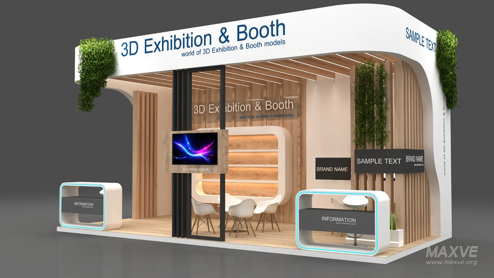 stall booth 3d - Image 7