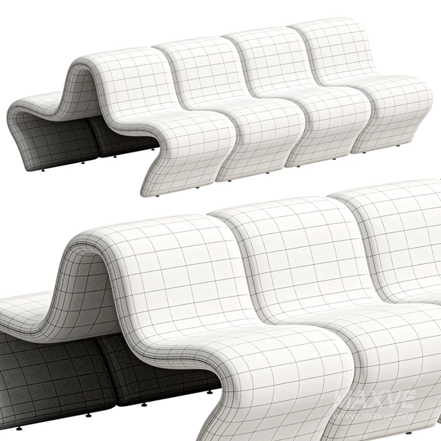 Dos a Dos Louvre Pierre Paulin by 1stdibs - Image 1