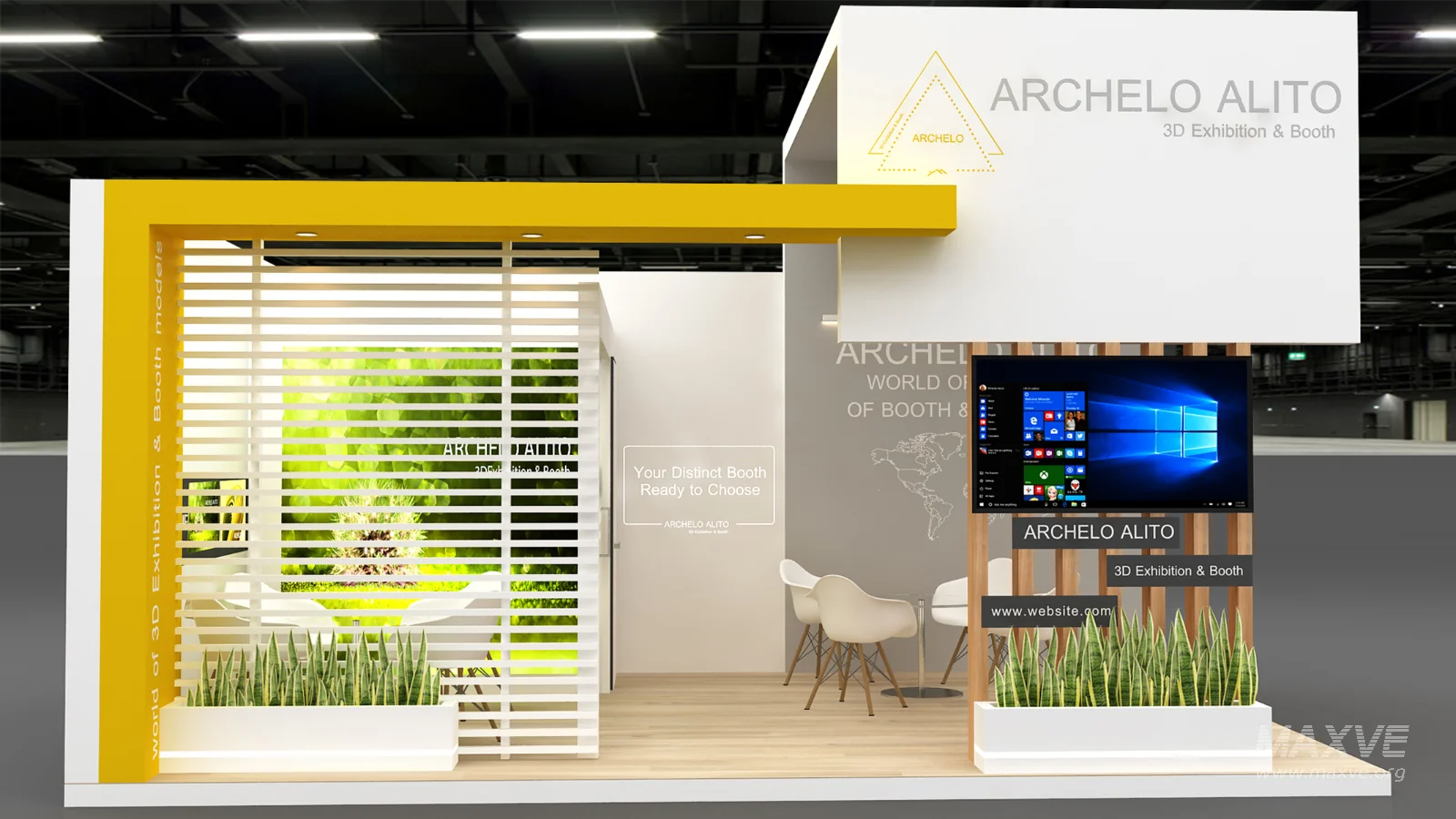 3d kiosk booth exhibition - Image 6