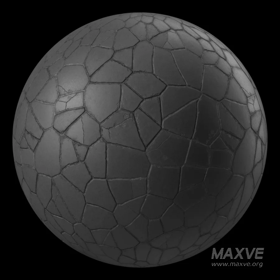 D282 BrushRock Pavement – Pbr 4k Seamless - Image 1