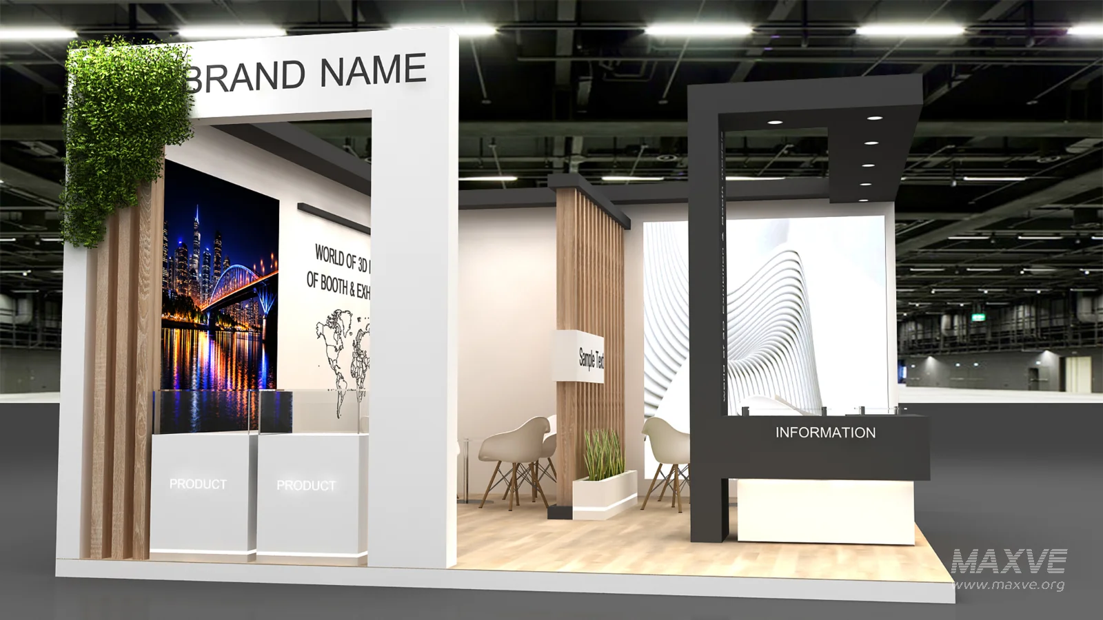 stall 3d model - Image 6