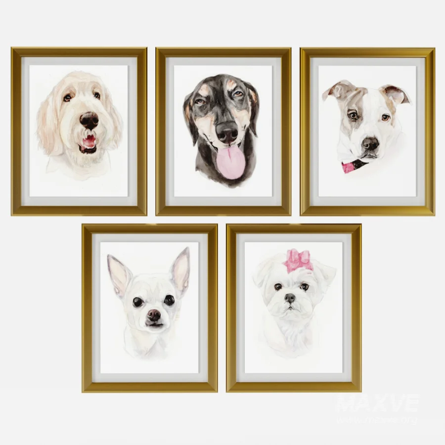 D157 Happy Pet Art - Image 1