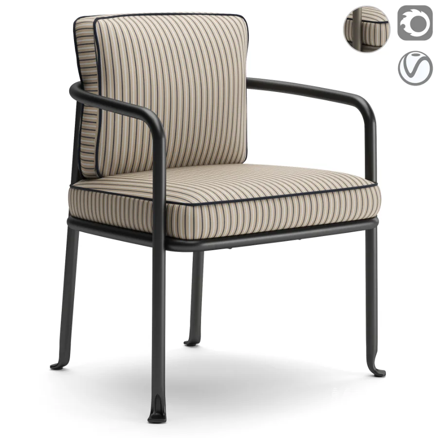 Borea Outdoor Dining Chair - Image 1
