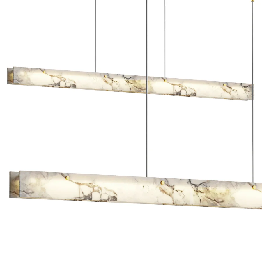 WOMO Linear Alabaster Chandelier - Image 1
