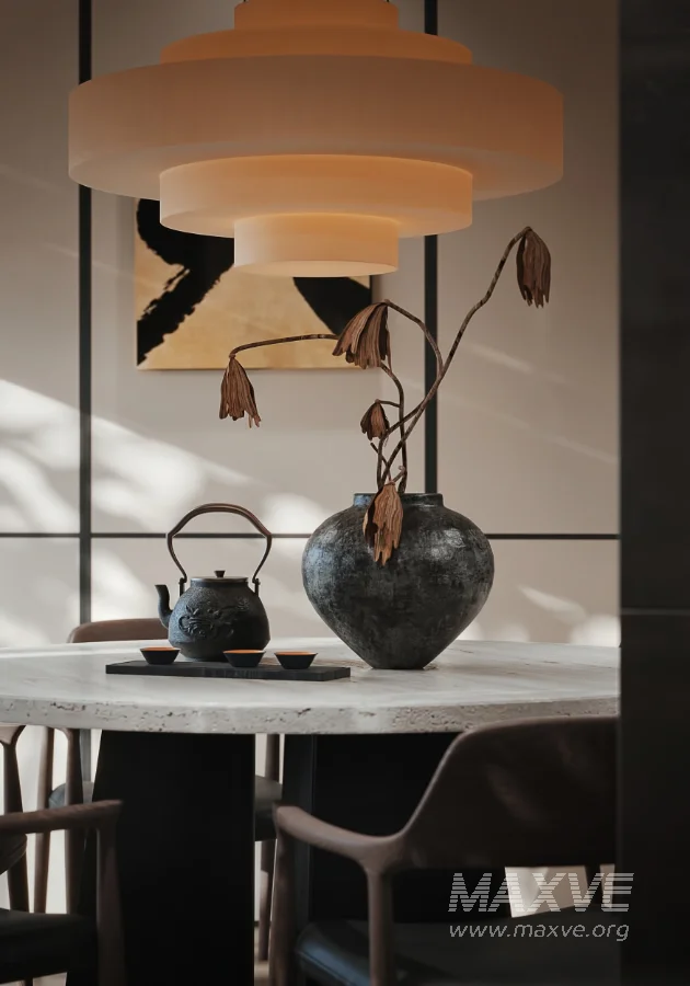 Japanese Living Room Dining Room - Image 7