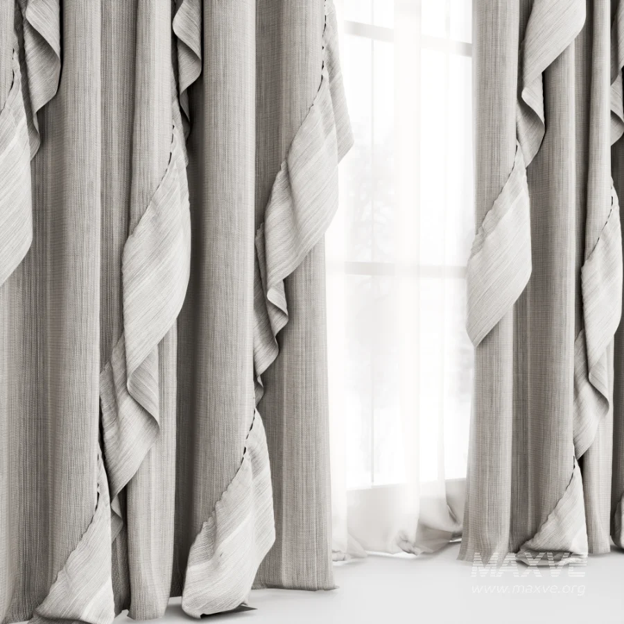 Silk and Cotton-Curtain Set 104 - Image 3