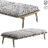 Fynn Outdoor Bench with 2 Cushions - Thumbnail 1