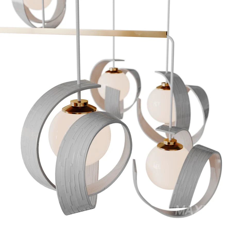 Riza 10 Light Mobile Pendant - Image 7