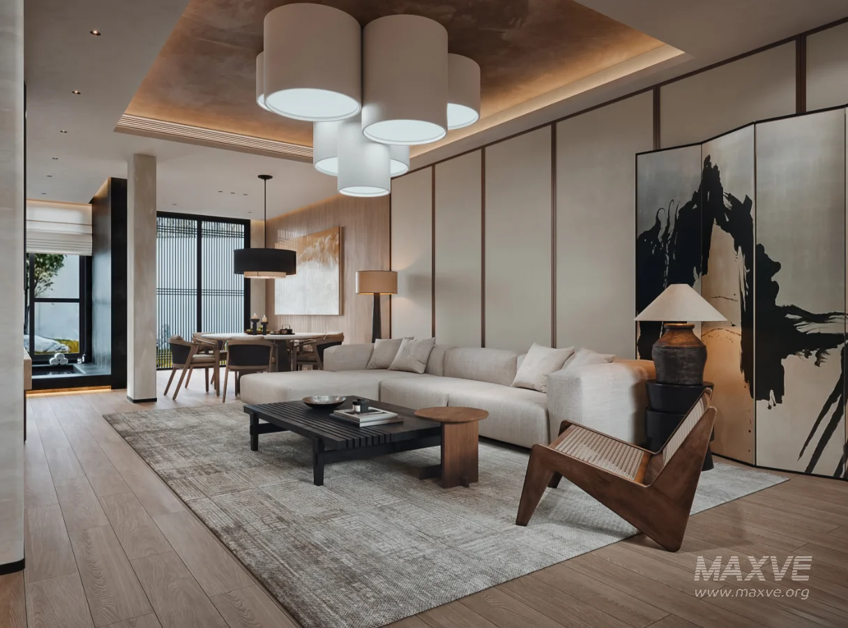 Japanese living and dining room - Image 2