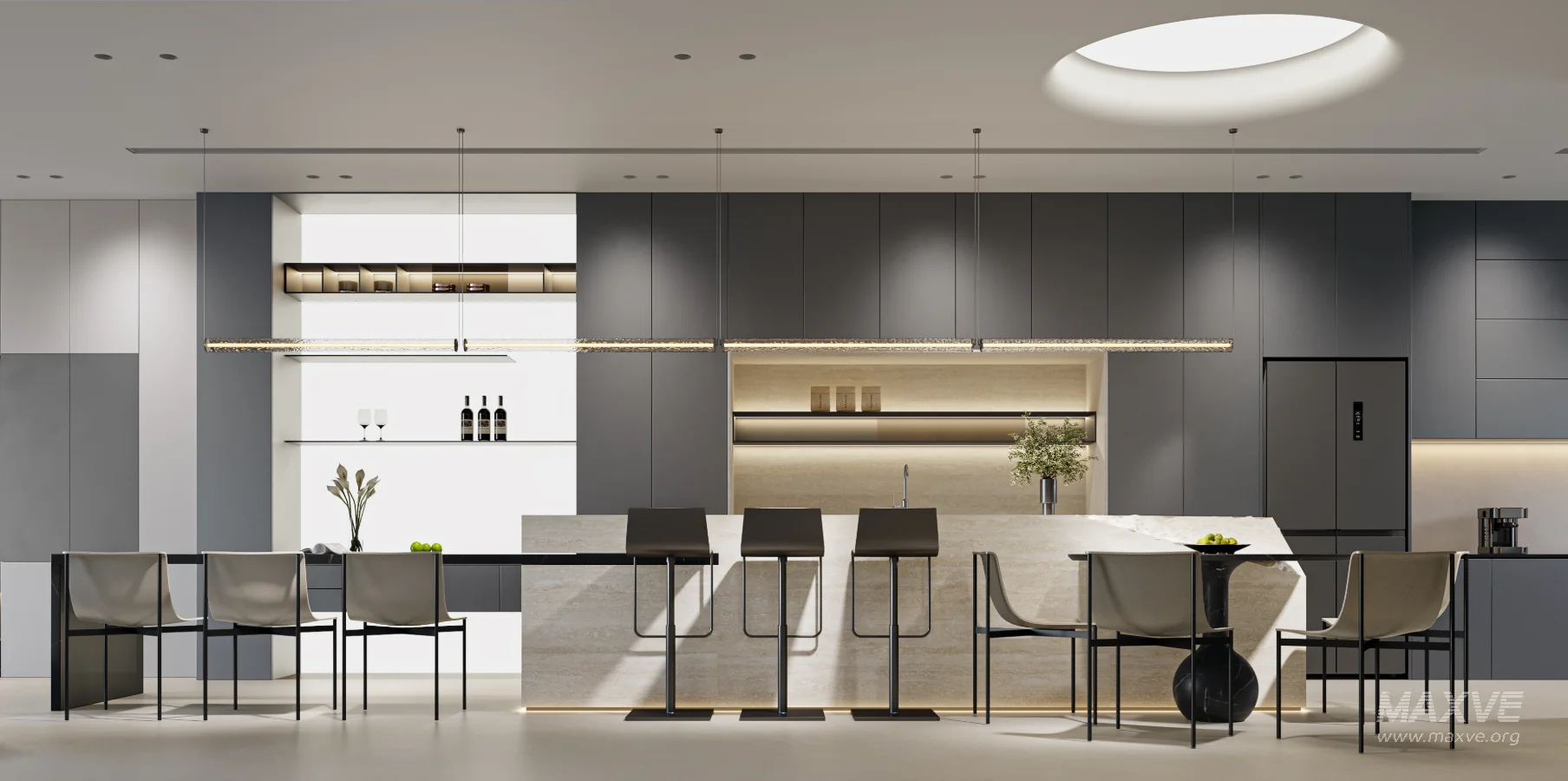 Modern living and dining room - Image 1