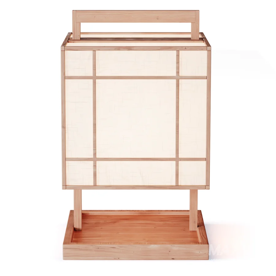 Japanese style floor lamp 02 - Image 4