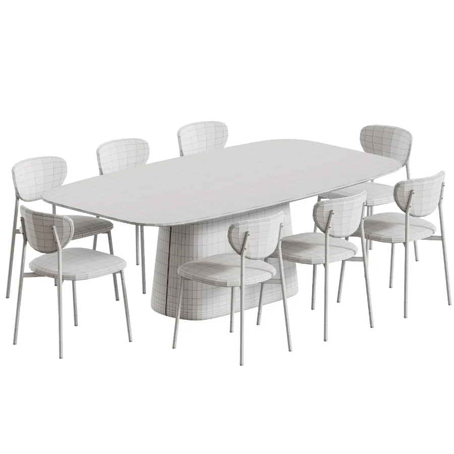 Dining set 08 - Image 6