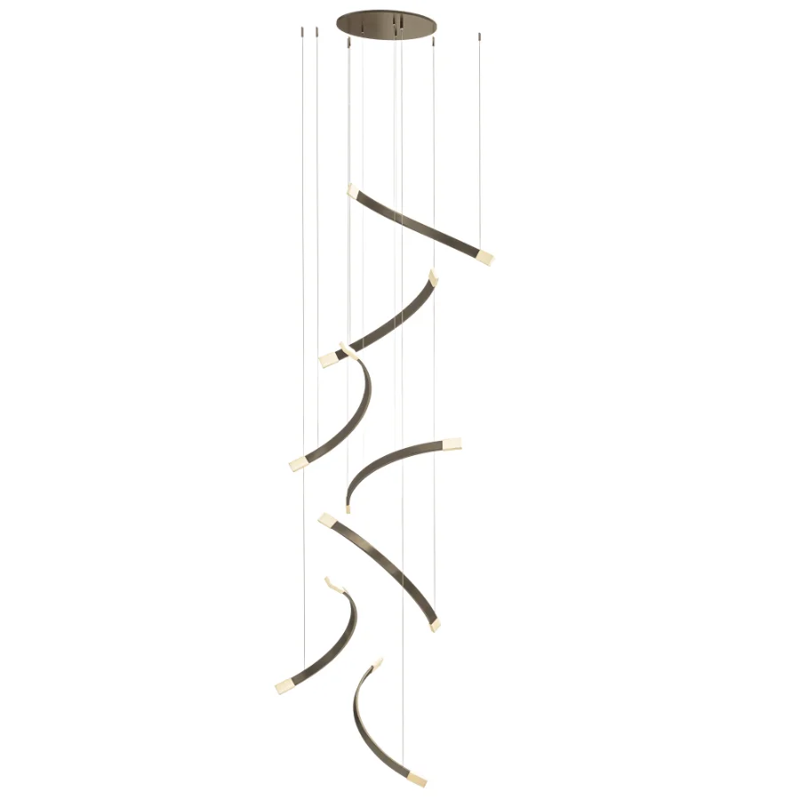CTO Lighting Trace Free Fall Chandelier - Image 3