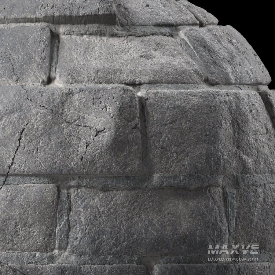 D320 Decorative Slat Stone wall – Sbsar Pbr 4k Seamless - Image 4