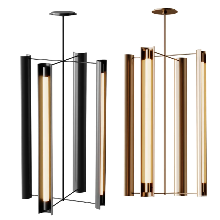 Carson Four Light Tall Pendant - Image 1