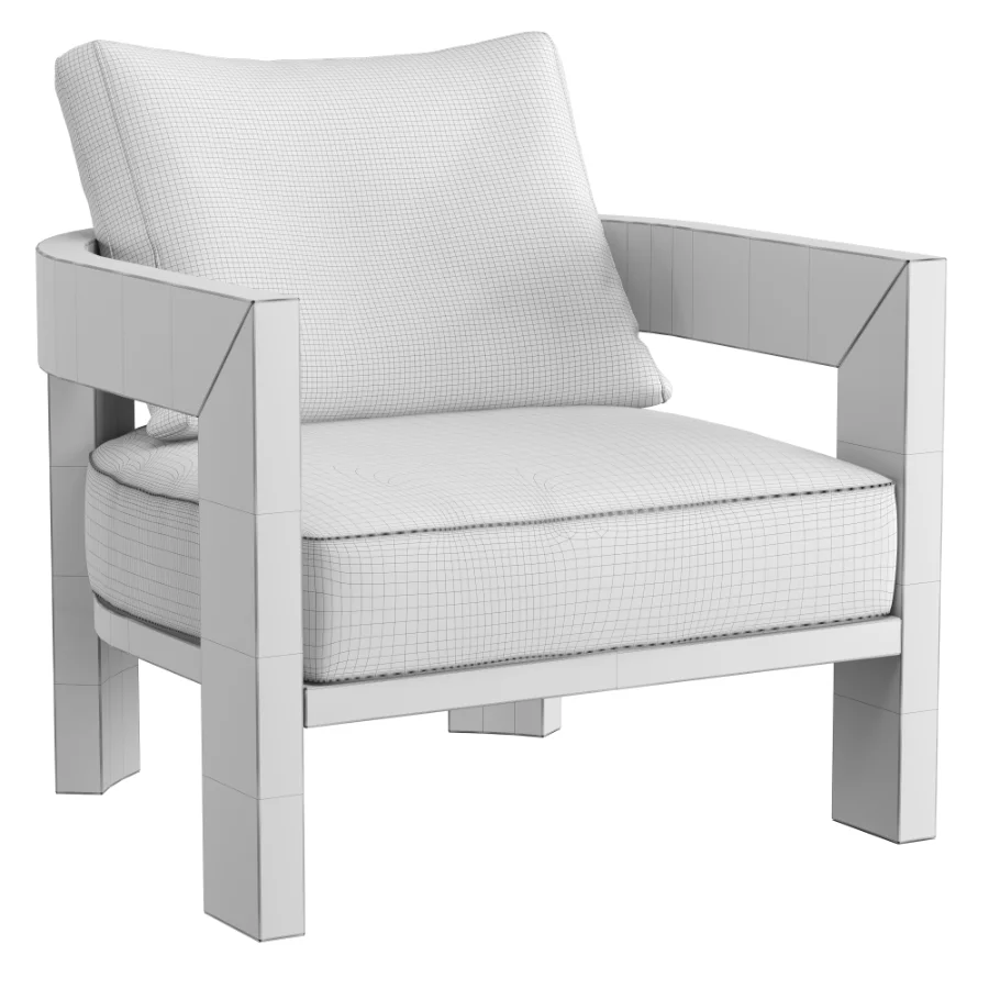 Warhol Iroko Nature Outdoor Armchair - Image 7