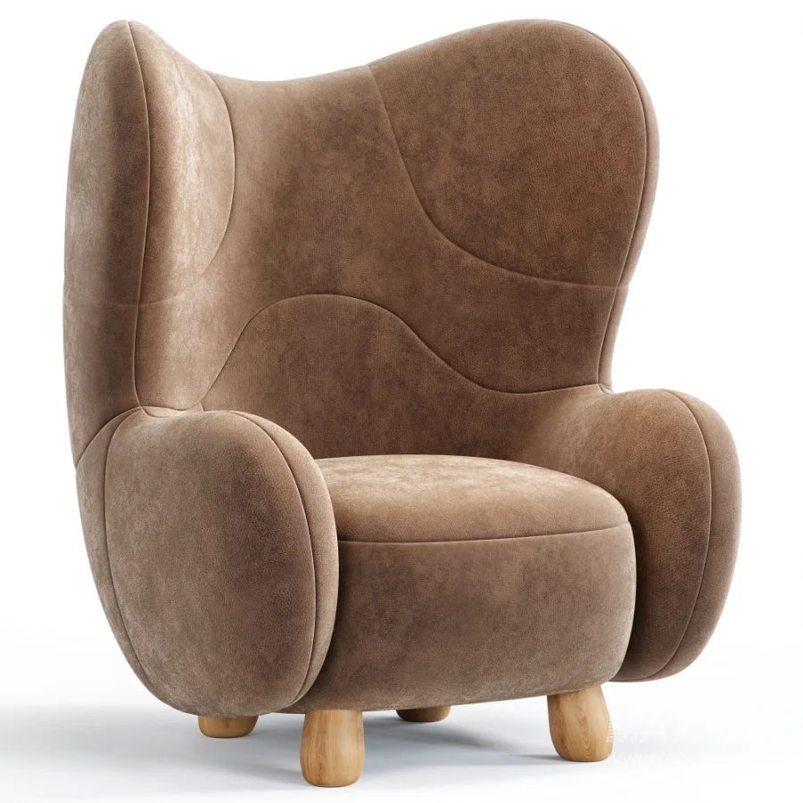 Clifford Armchair By Pierre Yovanovitch - Image 6