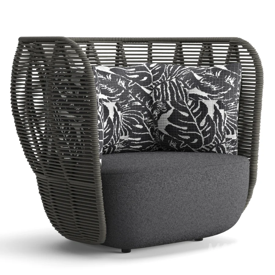 Bay Outdoor Armchair V1 - Image 5