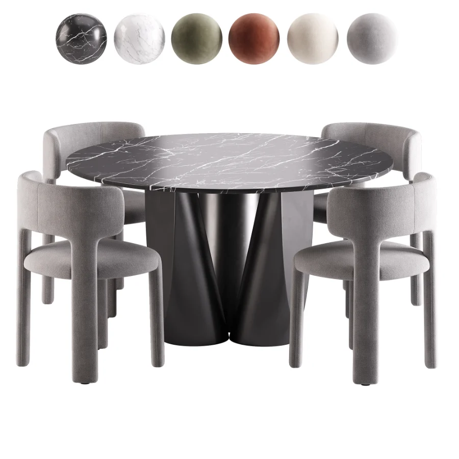 Lucy Chair and Sentei Table - Image 1