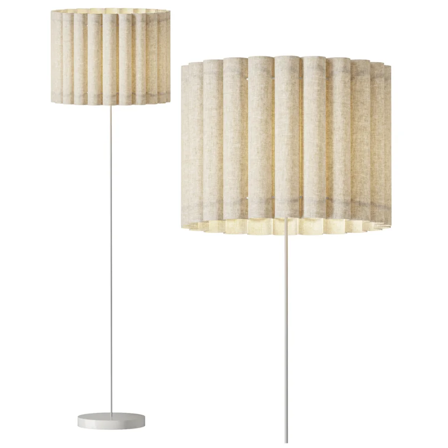 Linen Floor Lamp Lucina - Image 1