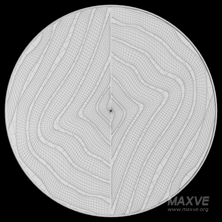 Modern Textureed Wool Round Rug - Image 4