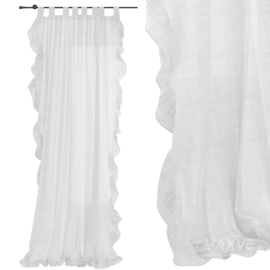 Curtains with ruffles Interstil Epilog cornice - Image 3