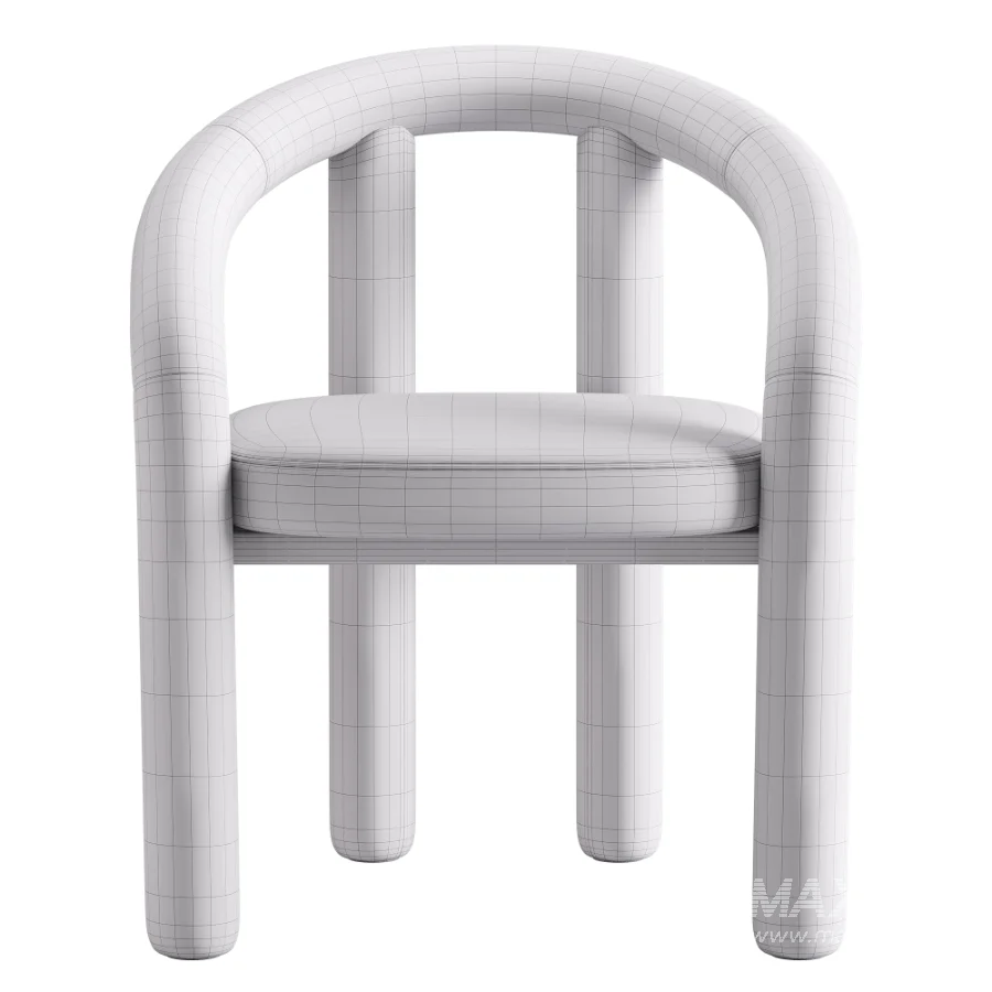 Velvet Armchair Calan - Image 7