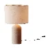 Emna Concrete and Linen Table Lamp - Thumbnail 5