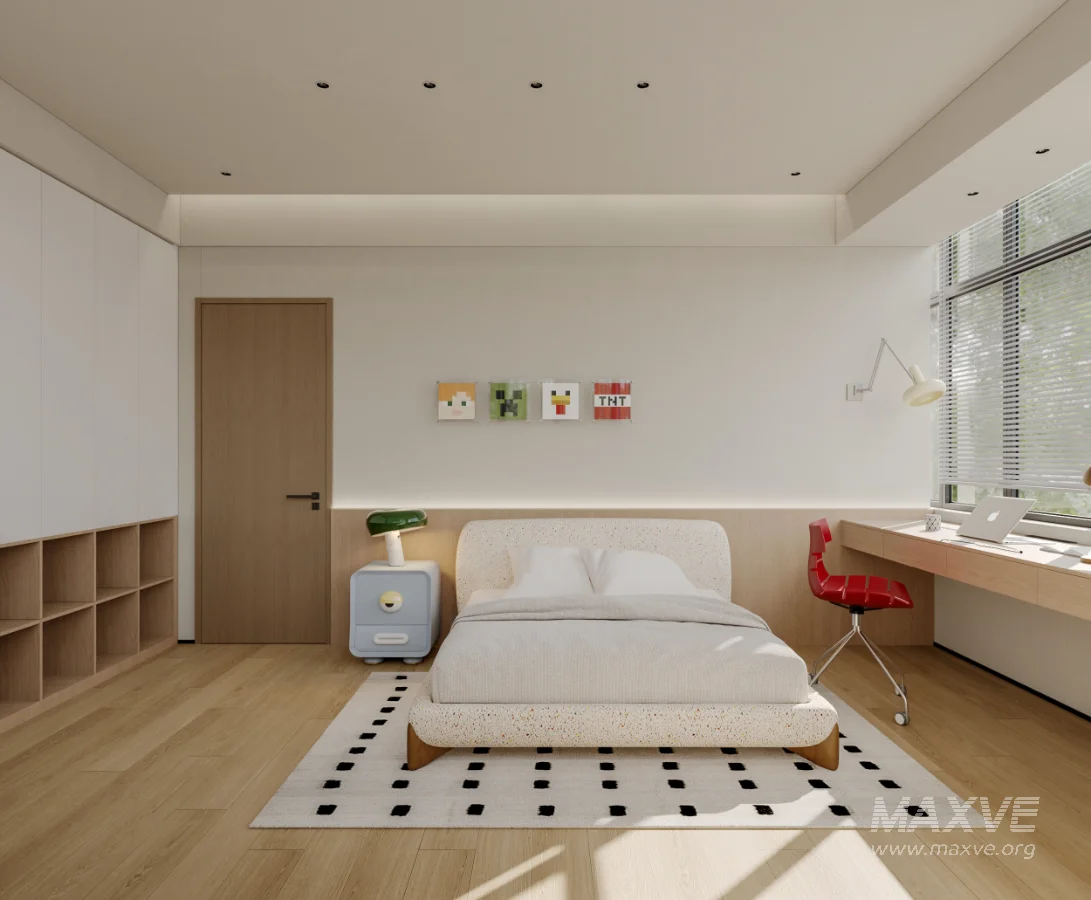 Modern living and dining room bedroom - Image 9