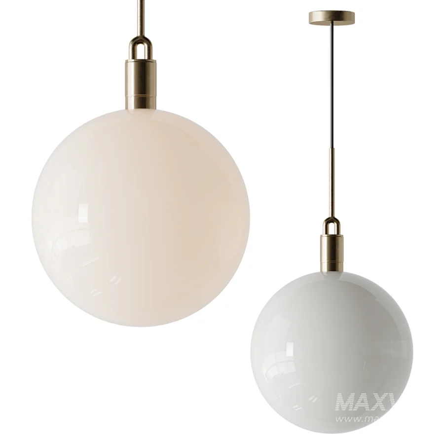 Forked Globe Pendant light - Image 1
