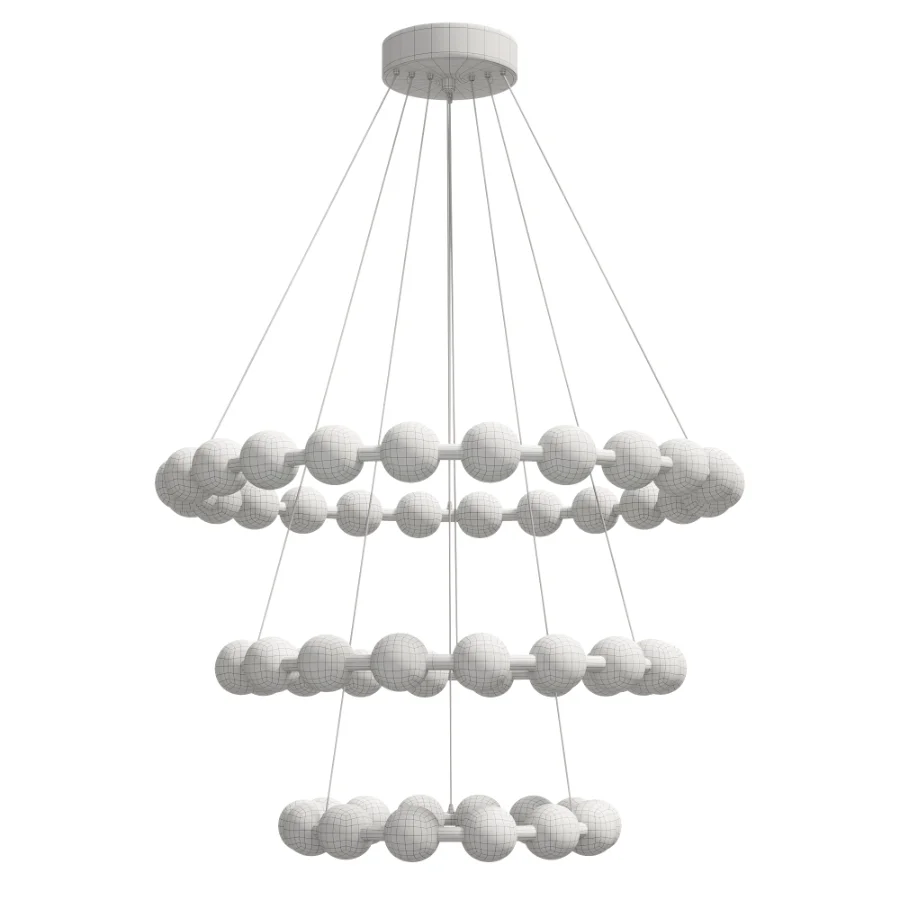 pendant lamp Художественные светильники из испанского алебастра для гостиной. - Image 2