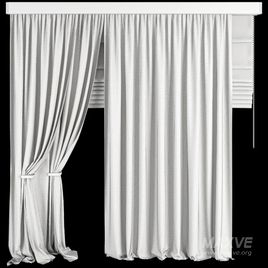 Silk and Cotton Curtain Set 103 - Image 5