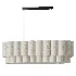 Lights & Lamps Folia Oval Linen Pendant - Thumbnail 3