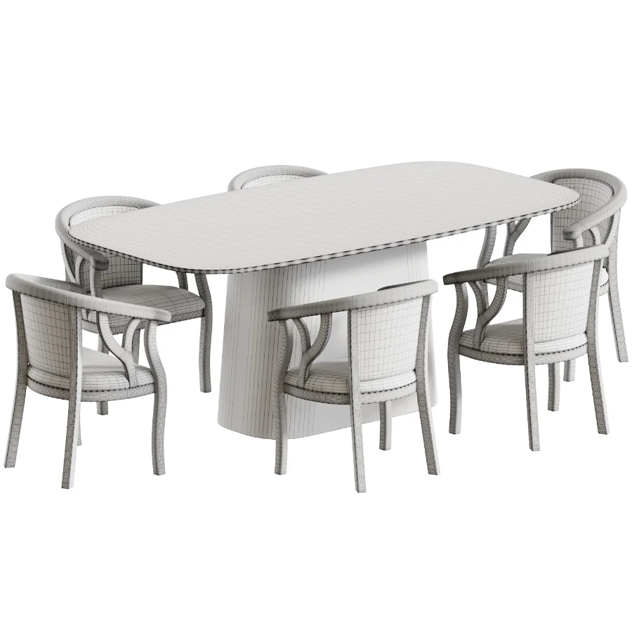 Dining set 027 - Image 5