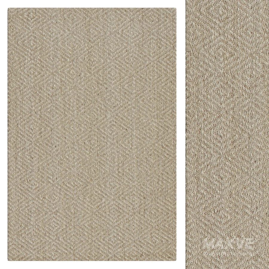 Jaipur Living Naturals Tobago Brown White Rug - Image 1