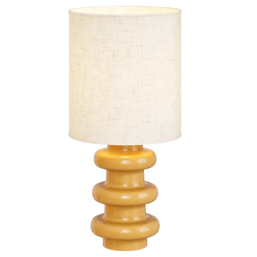 Petroleum Blue And Hemp Table Lamp - Image 4