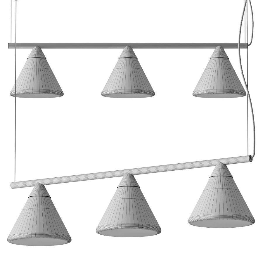 Probe OR Rail Glass Chandelier - Image 4