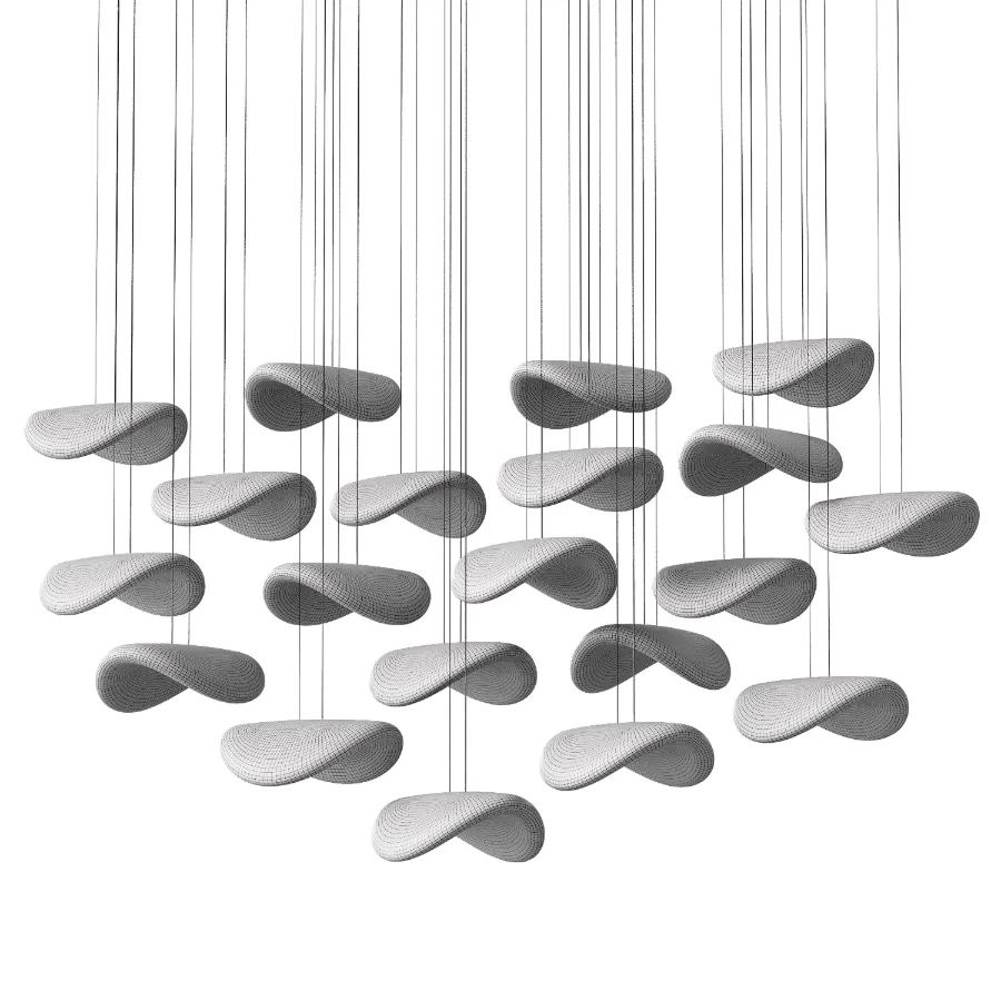 Organic Glass Pendant Light - Image 5