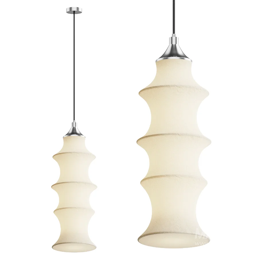 Yael 4 Silk Pendant Light - Image 1
