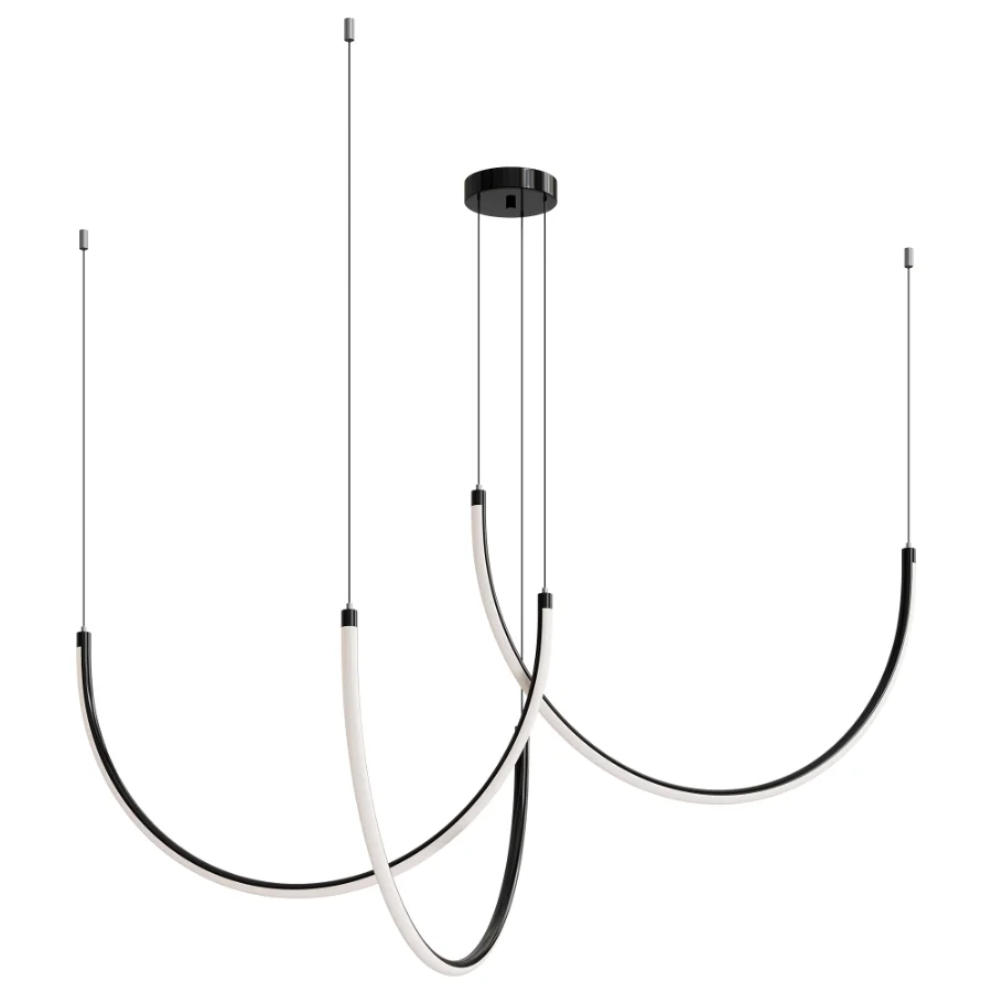 Line Led Chandelier 3 By Loft - Image 5