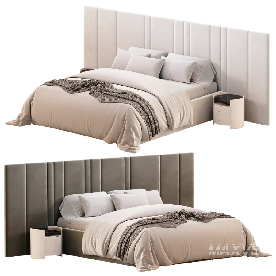 Desire bed with wide headboard - Image 2