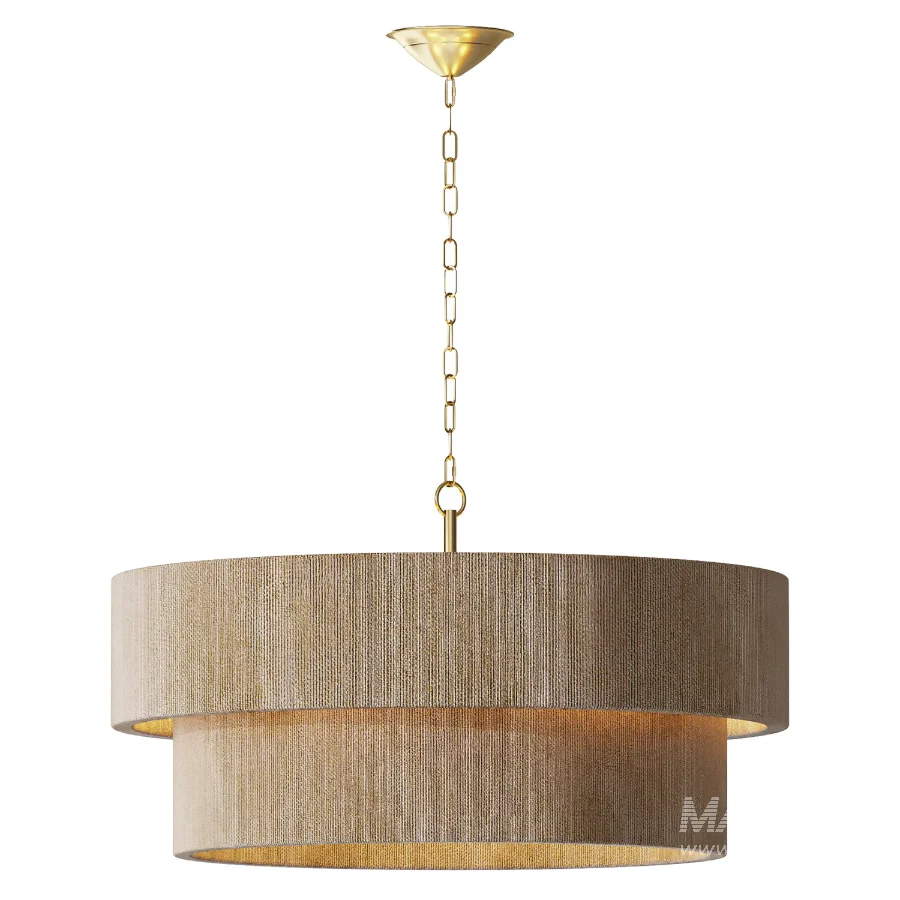 Kalini Double Drum Convertible Chandelier - Image 2
