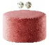 Pouf Kofi 3 Velour Red - Thumbnail 1