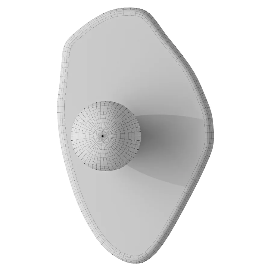 Pern Baan Blob Sconce Pink White - Image 4